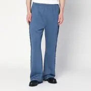 [Needles] Slate blue jogging pants with fringes L Blue