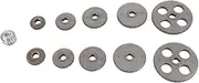 Gearwell Lathe Gear Set, 11Pcs Motor Pulley Wheels, 17 Teeth T80 T60 T50 T40 T35 T30 for Precision Cutting
