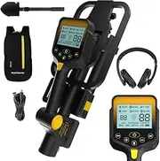 [OKESAM] Metal Detector for Adults and Kids, 2000mAh Lithium Battery Professional, Pinpoint Metal Detector Waterproof Gold and Silver, Higher Accuracy, Strong Memory Mode, 10" Coil, Advanced DSP Chip