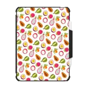 iPad Pro 11-inch (M4) Impact Folio Case WHITE EXOTIC FRUIT