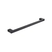 Vellano Elice Square 610mm Single Towel Rail Matte Black