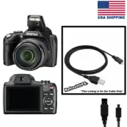 Pentax XG-1 Full Frame DSLR Camera USB Cable Transfer Cord Replacement