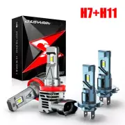 For KIA Soul 12-13 6000K 4X H7 H11 Combo LED Faro Alto y Bajo Kit de Bombillas (for: Kia)