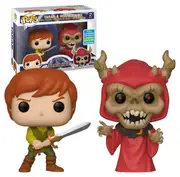Funko POP! Disney The Black Cauldron 2 Pack Taran & Horned King - Funko 2019 San Diego Comic Con (SDCC) Limited Edition - New, Mint Condition