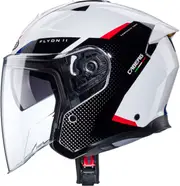 Caberg Flyon II Boss, open face helmet , color: White/Black , size: XS