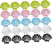 Amosfun Bath Mat Non Slip Anti-Slip Shower Mat Stair Adhesive Sticker 30 Pcs Peva Material Mold Safe for Home