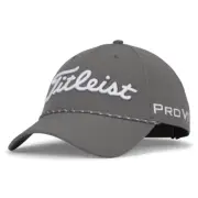 Titleist Tour Breezer Men's Golf Hat NEW Charcoal White Adjustable