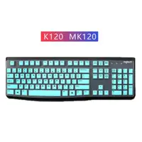 在飛比找ETMall東森購物網優惠-適用 羅技 mk120 k120 臺式機鍵盤保護膜 彩色筆記