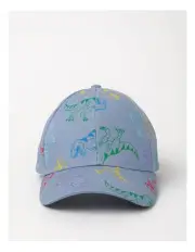 [Milkshake] Dino Print Cap Blue