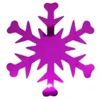 Die Cut Shape - SNOWFLAKE 2.5" & 5.0" size in 12 Metallic Colors #6291)