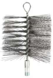 NEW IMPERIAL BR0330 6" SQUARE WIRE STOVE CHIMNEY SWEEP CLEANING BRUSH 8950255