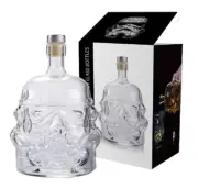 Star Wars Stormtrooper Premium Clear Finis Decanter Whisky Liquer Trooper Helmet