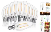 2W Candelabra Led Light Bulbs, E12 Dimmable Chandelier Light Bulbs, 2700K Warm