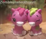 HATCHIMALS COLLEGGTIBLES FIGURE SEASON 3 PONETTE TWINS PURPLE cute