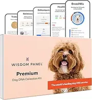 Wisdom Panel Premium: Most Comprehensive Dog DNA Test for 260+ Health Tests | Accurate Breed ID and Ancestry | Traits | Relatives | Behaviours | Vet Consult