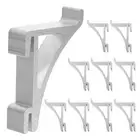 10 Pcs Freezer Hook Small Shelf Clip Cabinet Work Refrigerator Partition Clamp