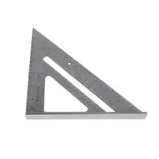 Measuring Tool Carpenter Straight Ruler Aluminum Alloy Speed Protractor Miter 3 Right Angles Scriber Saw Guide Rail Setsquare