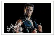 ARNOLD SCHWARZENEGGER - COMMANDO SIGNED PHOTO 6x4 PRINT AUTOGRAPH