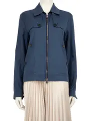 Blue Mid Length Jacket