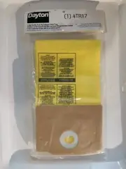 5pc High Quality Dual Ply Dayton 4TR17 Vacuum Filter Bag 4TR09 4TR10 1UG82