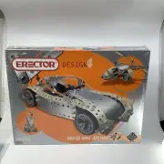 Erector Design 4, #7700, 15 Model Options, 424 Parts, Vintage Sealed