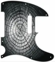 Telecaster Pickguard Custom Fender Tele 8 Hole Guitar Pick Guard Dried Tree Ring