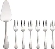 Maxwell & Williams Cosmopolitan Cake Server & Fork 7pc Set Gift Boxed