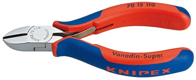 Knipex 70 15 110 Small Diagonal Side Cutters with Opening Spring 110mm