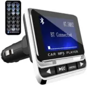 Bluetooth FM Transmitter for Car, Wireless Car Radio Adapter, Handsfree Auto...