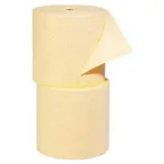 Absorbent Roll Universal 40 Gal 15in x 150ft Spill Cleanup Perforated Yellow