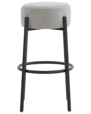Safavieh Couture Paisleigh Boucle & Metal Leg Barstool