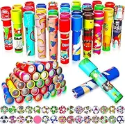 30 Pcs Classic Kaleidoscope Educational Kaleidoscope Toy Return Gift Vintage Educational Toys Party Bag Fillers School Classroom Prizes for Adults and Teens Party Favors, Random Styles (Double Style)