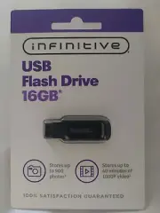 ⚡INFINITIVE USB FLASH DRIVE 16GB FAST FREE SHIPPING