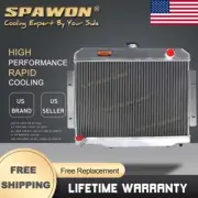 3Row SPAWON Radiator For Jeep CJ Series Cherokee J10 J20 1973-1986 Commando 1973 (for: Jeep)