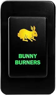 12V 3A ON-OFF Push button Switch BUNNY BURNERS for Nissan PATROL GQ (1987~1997) GU Series 1 (1997~2001) AMBER GREEN