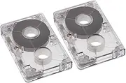 Mobestech 2pcs Mini 60 Minute Blank Cassette Tapes Interview Machines Audio Recording Cassette Tape for Music Speech and Language Learning
