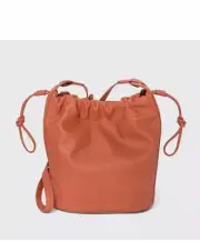 Drawstring Closure Crossbody Bag - Universal Thread, Burnt Orange