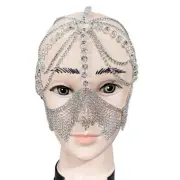 Tassel for Head Chain Mask Chain with for Rhinestone Crystal Bridal Headdress fo