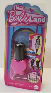 Mini Barbie Land Pink Nail Polish. Mystery Reveal Surprise. Mini Doll 2024