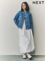 Blue Denim Worker Jacket (AN5747) | $39