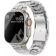 Titanium Elegance Apple Watch Band Ultra Series 10 42mm 46mm 49mm iWatch Strap