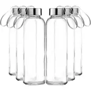 Ribbon Handle Big Water Glass Container Bottle