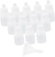 Healifty Travel Toiletry Bottle Set 12pcs Essential Oil Dropper Bottles Reusable Empty Eye Dropper Bottles