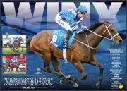 WINX horse racing BIG 420mm poster, FREE POST, MELBOURNE CUP, ASCOT, CUP,1
