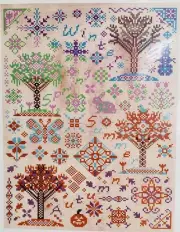 Ship's Manor SEASONS CHANGE Cross Stitch Chart