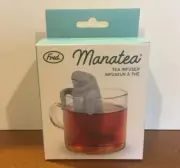 Brand New Fred Manatea Manatee Tea Infuser Gray Silicone