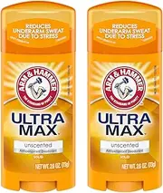 (Pack of 2) - Arm & Hammer UltraMax Solid Unscented Antiperspirant & Deodorant, 80ml (Pack of 2)