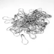 50 SILVER Gourd Shape Pins Metal Knitting Stitch Marker Clothing Tag Calabash