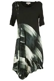 Crinkle Gathered Tunic--CLA-2663