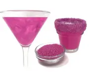 Snowy River Pink Cocktail Glitter & Cocktail Sugar Decorating Pack - Kosher Pink